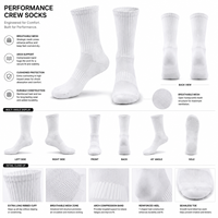 Chaussettes de course décontractées et rembourrées pour marathon, anti-ampoules, à bout sans couture, évacuant l'humidité, pour l'été, échantillon gratuit, hautement personnalisables