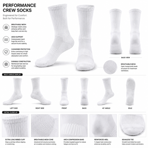 Calcetines Acolchados para Correr, Antiampollas, Punta Sin Costuras, Absorben <span class=keywords><strong>la</strong></span> Humedad, para Verano, Muestra Gratis, Altamente Personalizables - Product Image 3