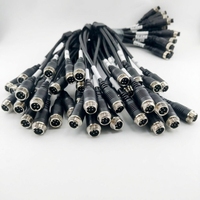 Câble Répartiteur en Y GX12 pour Connecteur Aviation, 1 vers 2 Voies, 2-7 Broches, Joint Surmoulé, Étanche IP65, pour Extension de Câble Solaire PV et Capteur CCTV