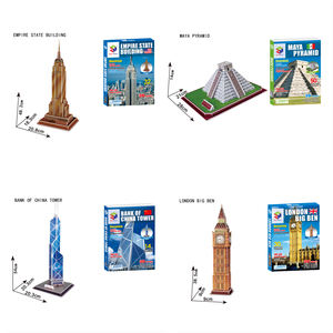 Rompecabezas 3D de Arquitectura Mundialmente Famosa, Juguetes Educativos para Niños, Material EPS, Regalo de Navidad para Niños - Product Image 4