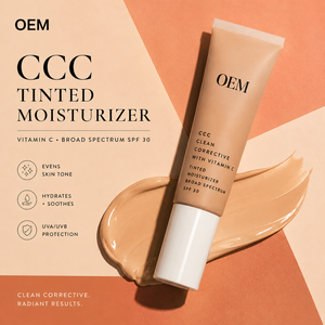 Crema Idratante Correttiva Colorata OEM CCC SPF30 con Vitamina C ad Ampio Spettro, Leggera e Coprente - Product Image 3