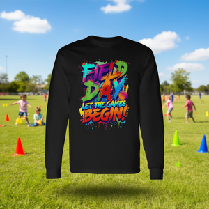 Camiseta de manga larga colorida Field Day 2025 Let The Games Begin Field Trip - Product Image 3