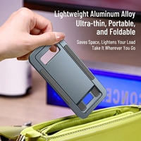 Penyangga Ponsel Desktop Lipat Portabel Penyangga Multifungsi Universal Bahan Aluminium Alloy Fleksibel Tahan Air