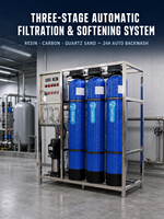 Système de purification de la machine de traitement de l'eau potable 4040 RO abordable 500L 1000L filtre à eau par osmose inverse