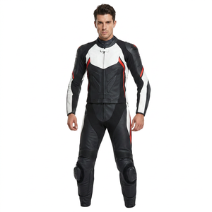 Ensemble de vêtements de moto 2025 pour hommes, veste, pantalon, gants, bottes, armure CE, combinaison de course de moto protectrice, tenue imperméable - Product Image 1