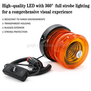 Haute luminosité 30LED lampe d'avertissement Flash rotative 30V toit éclater lumière clignotante aspiration magnétique accessoire intérieur pour voitures autobus - Product Image 3