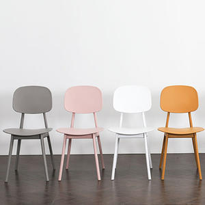 Trendy Candy <b>Chair</b> Modern Minimalist Plastic <b>Dining</b> <b>Chair</b> <b>Stackable</b> Adult Home Use Nordic Style - Product Image 1