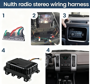 Adaptador de Cableado con Conector ISO para CHEVROLETs 2007-2015, GMC 2006-2017, Radio Estéreo para Automóvil Buick - Product Image 3