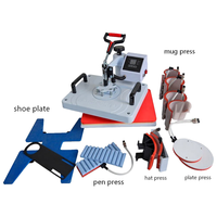 Nouvelle presse à chaud électrique 29*38cm 10-en-1 pour sublimation, transfert à plat pour t-shirts, mugs, assiettes 220V/110V