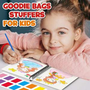 24 libri da colorare ad acqua per feste per bambini Mini rilegatura termica alla rinfusa 19x8cm età 4-8 piccoli sacchetti di compleanno insegnante di scuola - Product Image 2