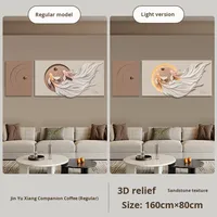 Peinture décorative pour salon, tableau mural moderne et élégant pour fond de canapé, toile rectangulaire haut de gamme à motif de poisson