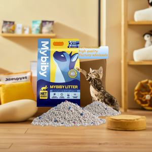 MBIBY OEM/ODM vendita diretta in fabbrica Eco Friendly ad alta efficienza dispositivo per profumare alla rinfusa forniture per animali domestici palla bentonite <span class=keywords><strong>lettiera</strong></span> per gatti - Product Image 1
