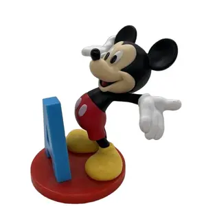 Brinquedo de personagem Mickey, mini brinquedo infantil, presente para crianças, brinquedo infantil