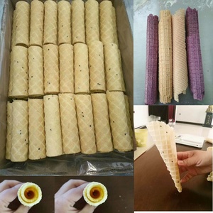 เครื่องทําม้วนเค้กไข่ออตโนมัติเต็มรูปแบบสายการผลิตเครื่องทําเวเฟอร์โคนไอศกรีม - Product Image 4