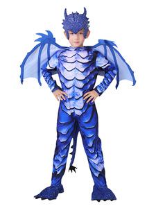 Costume de Chevalier Dragon Glacé pour Enfants, Déguisement d'Halloween, Tenue de Jeu de Rôle <span class=keywords><strong>Dinosaure</strong></span> pour Spectacle - Product Image 5