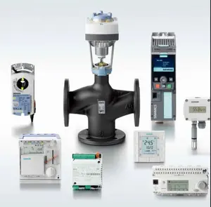 Siemens all series HVAC product room thermostat sensor valve with damper actuators variable speed drives meters OEM portfolio