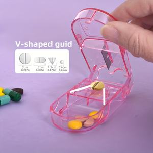 Pill Cutter and Splitter with Dispenser Easy Cut Pills for Tablet Vitamin and <b>Big</b> Medicine Clean Split Tablets Into Half Quarter - Product Image 5