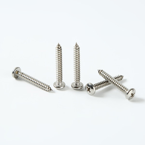 Tornillos Autorroscantes de Cabeza Plana de Acero Inoxidable 304 Yuntian, Niquelados, GBT 845 Grado A, Fijaciones Industriales - Product Image 3