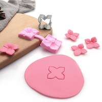 2pcs Outils de décoration de gâteaux Accessoires de cuisson Moule à fondant et coupeur