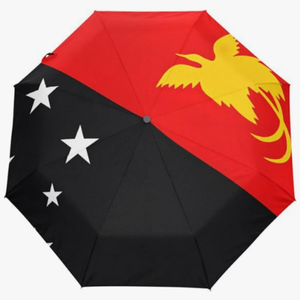 Parapluie pliant entièrement automatique à motif drapeau culturel des îles <span class=keywords><strong>Salomon</strong></span>, avec isolation UV puissante et design sur le thème du pays - Product Image 4
