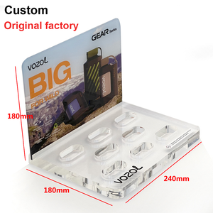 Soporte de exhibición de venta al por menor de perfume acrílico iluminado personalizado tecnología producto de cuidado de la piel soporte de exhibición cosmético de maquillaje - Product Image 2