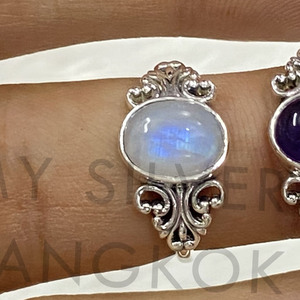 Anillo de piedras preciosas de diseño clásico, joyería fina de Plata de Ley 925, anillos hechos a mano de plata 925 para mujer, venta al por mayor, estilo magnífico - Product Image 3