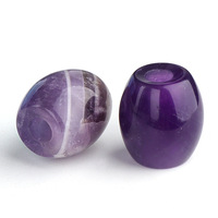 Accessoires de bijouterie en gros, perles de pierre ovales de 16x18 mm pour composants de bijoux DIY
