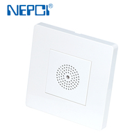 Interrupteur mural acoustique à activation par la lumière NEPCI XJY-QB-100-53, capteur de voix et de lumière, prise AC100-240V IP21 intelligent 86x86mm 45s