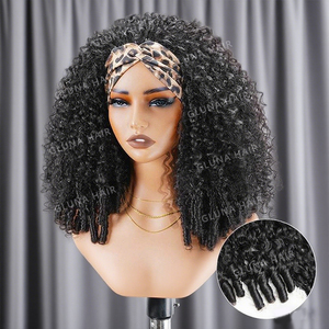 Parrucca con Fascia in <span class=keywords><strong>Capelli</strong></span> Umani, Ondulata, Bob Corto, per Donne Nere, <span class=keywords><strong>Capelli</strong></span> Birmani Grezzi, Senza Pizzo, Senza Colla - Product Image 1