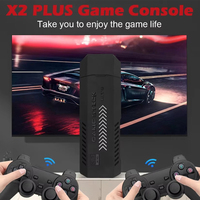 Vente en gros de la console de jeux GD10 X2 Plus, manettes sans fil 2.4G, prise en charge de plus de 40 émulateurs, console de jeux rétro 4K