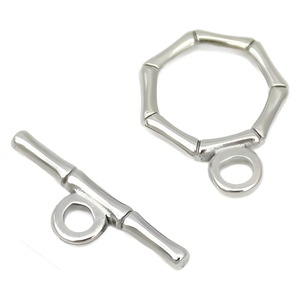 Fermoir en acier inoxydable pour bijoux DIY, taille moyenne, finition lisse, pour connecteur de bracelet et collier - Product Image 5