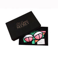 Boîte d'emballage personnalisée pour soutien-gorge et lingerie sexy, matériaux recyclés, doublure en éponge, sous-vêtements pour femmes, maillot de bain, bikini, cadeau, envoi postal