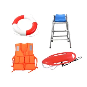 Swimming pool Life-saving Equipment lifeguard rescue tube Floating Ring Buoy Life-saving Hook Life Hook Lifeguard Saving Rope