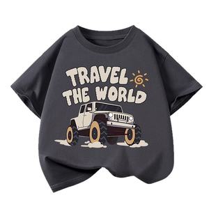 <span class=keywords><strong>T</strong></span>-<span class=keywords><strong>shirt</strong></span> décontracté à manches courtes pour garçons Nouveau véhicule tout-terrain dessin animé haut en coton respirant pour enfants <span class=keywords><strong>T</strong></span>-<span class=keywords><strong>shirt</strong></span> tendance imprimé d'é<span class=keywords><strong>t</strong></span>é - Product Image 1