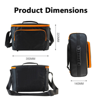 Casing pembawa Tripod, tas dudukan lampu tugas berat, casing peralatan Studio foto besar untuk kolam renang, dudukan Speaker