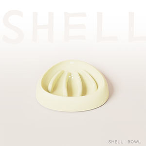 <span class=keywords><strong>Bulk</strong></span> Atacado Portátil Shell Design Pet Bowl Não Deslizamento Eco Cat <span class=keywords><strong>Dog</strong></span> Pet Slow Feeder Bowl - Product Image 2