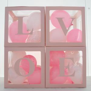 Scatola Personalizzata a Sorpresa Trasparente per Palloncini, Decorazione per Feste Baby <span class=keywords><strong>Shower</strong></span>, Rivelazione del Genere per Maschio e Femmina e Laurea - Product Image 5