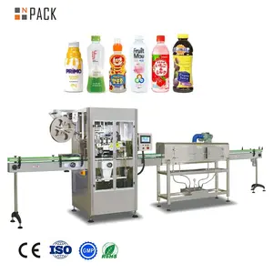 Prix usine haute vitesse manchon Machine étiquette applicateur pot bouteille cou corps complet manchon rétractable machine d'étiquetage