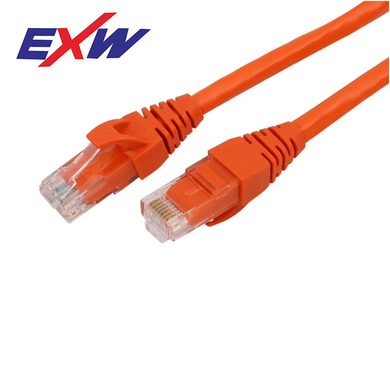 Cable Ethernet de alta calidad cat5e cat6 c6a UTP 1,3,5,10M, azul curvado, parche trenzado sólido, cable cat6, ul