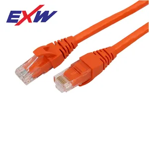 High quality Ethernet cable cat5e cat6 c6a UTP 1,3,5,10M blue bend insensitive solid stranded patch cord cat6 lan patch cord ul