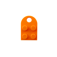 Placa de 2x2 orificios, piezas MOC, bloques de construcción de plástico, componentes de repuesto modulares para ensamblaje de modelos mecánicos DIY No.3176