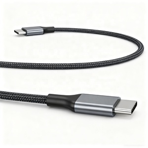 Cable USB Tipo C a Tipo C de 0.3 m, 0.5 m, 1 m, 2 m, 3 m, 240 W, 5 A, 48 V, PD3.1, Carga Rápida, Logotipo Personalizado, Cable de Datos Trenzado de Nailon, Cargador Tipo C - Product Image 1