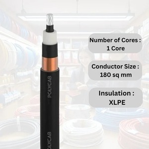 Câble d'alimentation isolé 15KV Polycab MVVALUL1072 pour distribution, disponible à la vente – Offre Spéciale - Product Image 2
