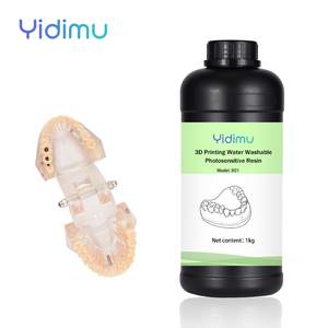<span class=keywords><strong>Résine</strong></span> <span class=keywords><strong>polyester</strong></span> lavable Yidimu, prix usine Guangdong, pour prothèses dentaires, liquide fluide, photopolymérisable UV 405nm, impression 3D - Product Image 1