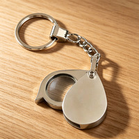 Loupe de Bijoutier Pliable Tout Métal à Haute Magnification Feile pour Objets de Collection et Antiquités