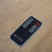 Télécommande personnalisée à 4 touches à code fixe pour foyer électronique, télécommande simple et durable
