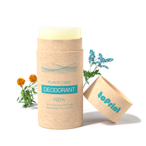 Tùy Chỉnh Rỗng Hình Bầu Dục Khử Mùi Thanh Bao Bì 80% Ít Nhựa Ống Giấy <span class=keywords><strong>Container</strong></span> Với Dập Xử Lý Twist-up Thiết Kế - Product Image 4