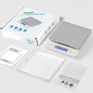 <span class=keywords><strong>Balance</strong></span> numérique électronique portable <span class=keywords><strong>de</strong></span> <span class=keywords><strong>cuisine</strong></span> 500g x 0.01g avec écran LCD en acier inoxydable pour supermarché et bijoux - Product Image 4