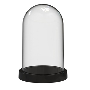 Kích thước lớn vĩnh cửu Hoa <span class=keywords><strong>Dome</strong></span> với PS rõ ràng Cover & ABS cơ sở | Trắng hoặc đen bảo quản hoa hiển thị cho xuất khẩu và các sự kiện - Product Image 1