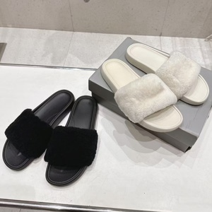 Chaussons de luxe pour hommes, style décontracté, fourrés et chauds, à plateforme, pour l'intérieur et l'extérieur - Product Image 5